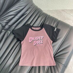Deadly Doll X Chrome Hearts Short-Sleeve T-Shirts